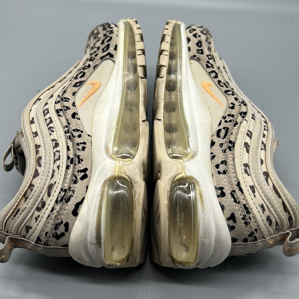 Nike Women’s Leopard with Orange AirMax Sz 7 - Picture 6 of 10
